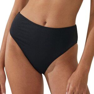 COTTON ON Juniors High-Waisted Crinkle Black S